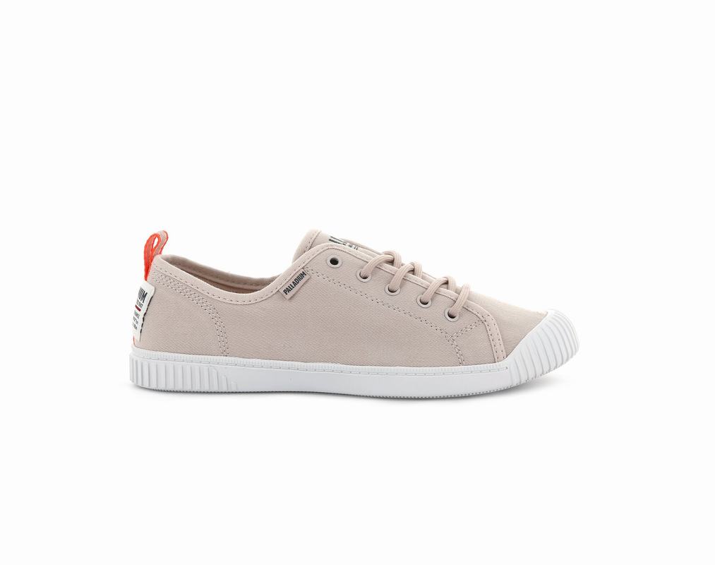 Zapatos Palladium Easy Lace Canvas Bajas Mujer - Beige ||MKVR-65032||